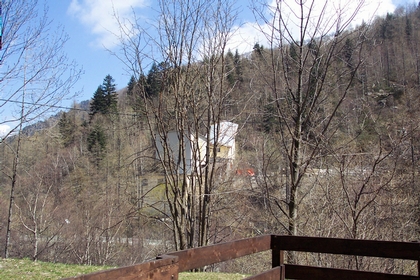 Stazione di partenza della teleferica per le miniere del Crosetto