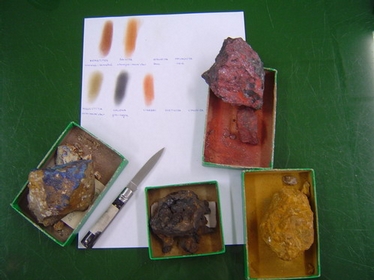 La raya de los minerales