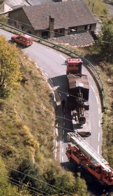 La excavadora Bucyrus camino de Cercs