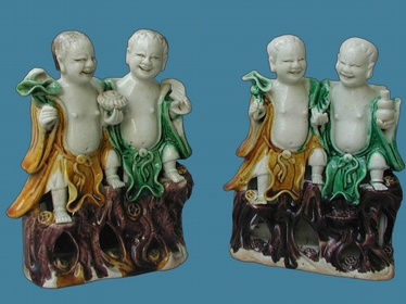 Gemelli He-He, Cina, epoca Kangxi (1662-1722)