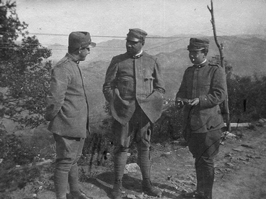 Soldati in un momento di pausa