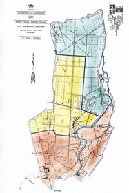 Planimetria del Regio Parco con i confini rettificati nel 1899