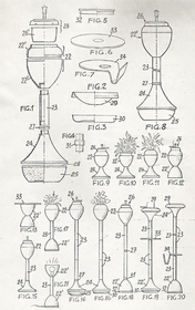 Disegno del portacenere componibile