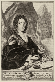 Ritratto di Johann-Jacob Scheuchzer (1672-1733)