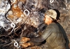  Go to the page that contains this image: Il minatore prepara l'esplosione della roccia