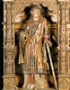 San Lorenzo - Dettaglio dell'ancona del santuario dell'Assunta, Morbegno (SO)