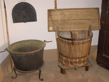 Attrezzi per lavare nella casa rurale